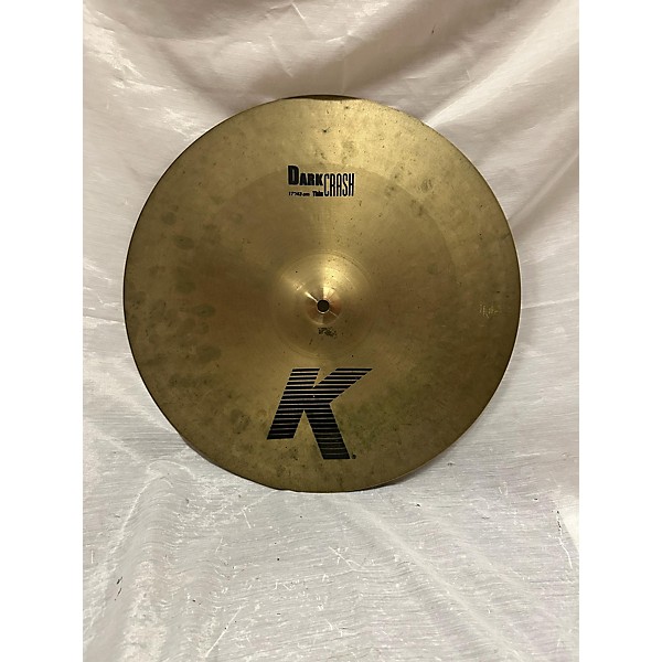 Used Zildjian 17in K Custom Dark Crash Cymbal