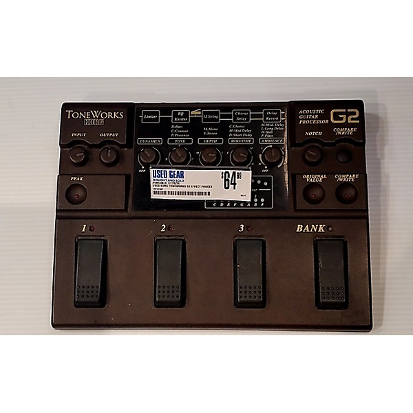 Used KORG TONEWORKS G2 Effect Processor