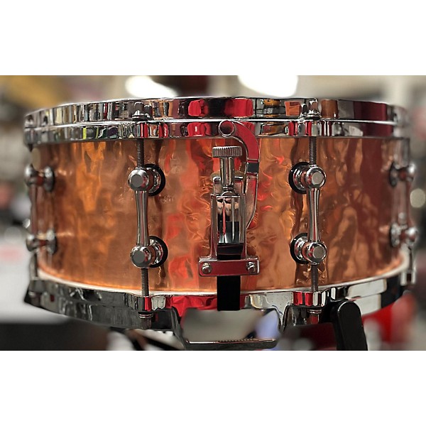 Used Peace 5.5X14 Hammered Copper Drum