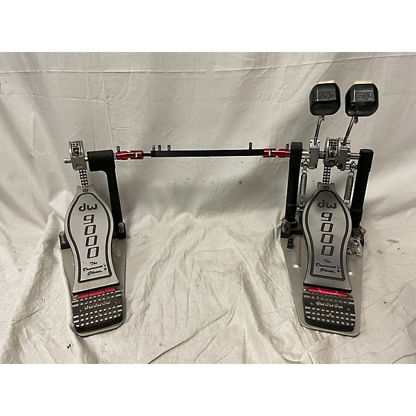 Used DW 9000 Series Double Double Bass Drum Pedal