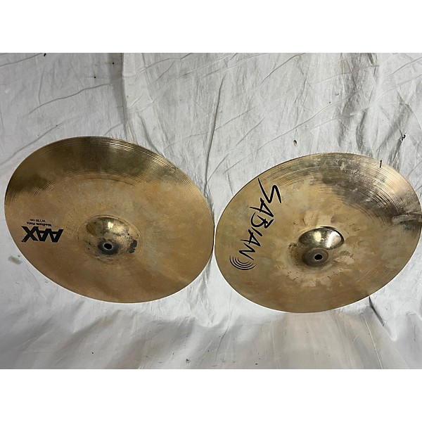 Used SABIAN Used SABIAN 14in AAX Medium Hats Pair Cymbal