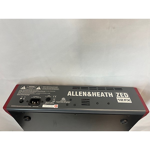 Used Allen & Heath ZED12FX Unpowered Mixer
