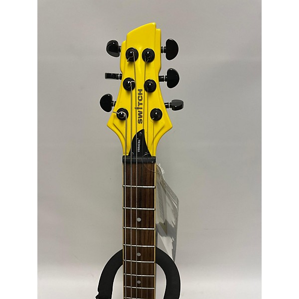 Used Switch Used Switch Vibracell Yellow Solid Body Electric Guitar