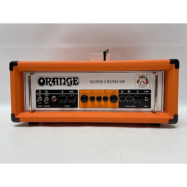 Used Orange Amplifiers Super Crush 100W Guitar Amp Head Orange Solid State Guitar Amp Head