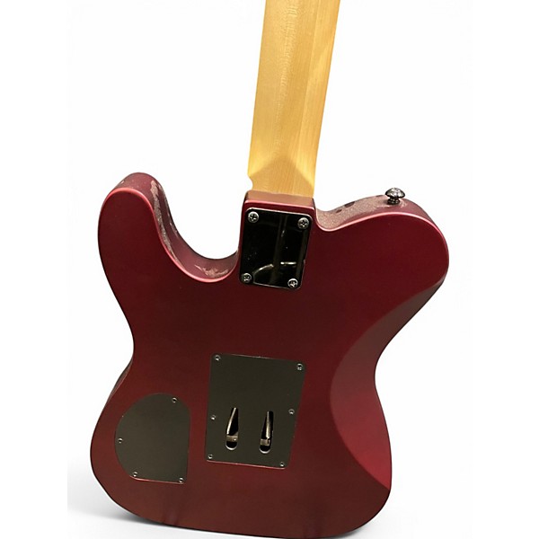 Used 2020s Dean NashVegas Select Maroon Satin Solid Body Electric Guitar