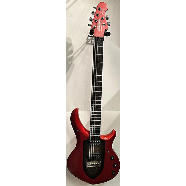 Used Ernie Ball Music Man Used Ernie Ball Music Man John Petrucci Majesty 6 Red Solid Body Electric Guitar