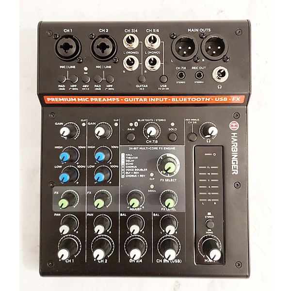 Used Harbinger LX8 Unpowered Mixer