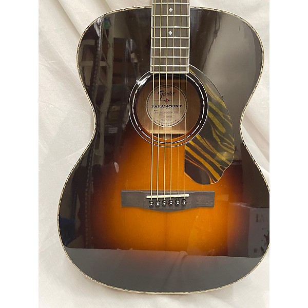 Used Fender Used Fender Paramount PO220E Sunburst Acoustic Electric Guitar