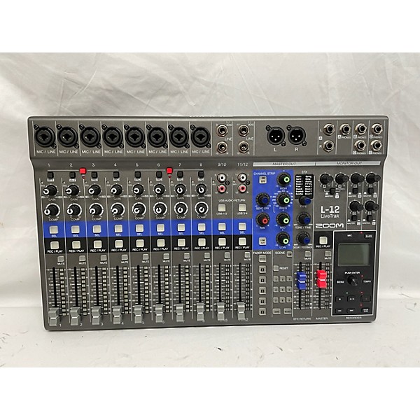 Used Zoom LIVETRAK L-12 Unpowered Mixer