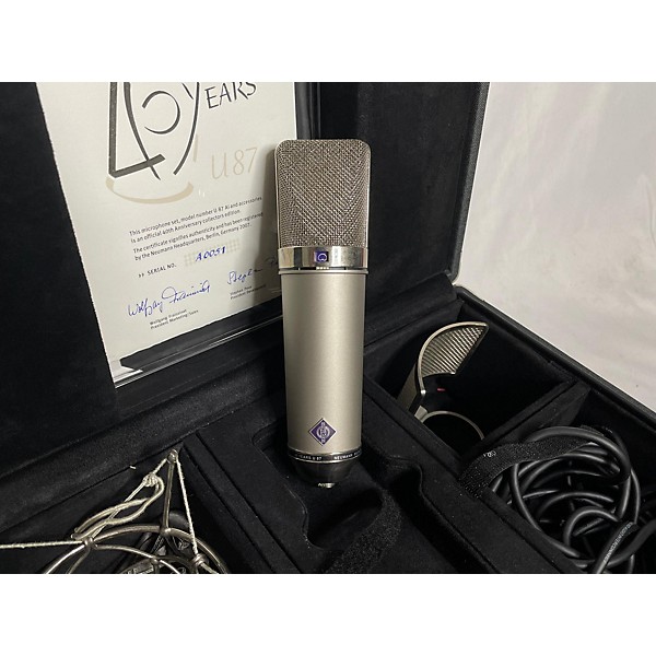 Used Neumann U87 40TH Anniversary Edition Condenser Microphone