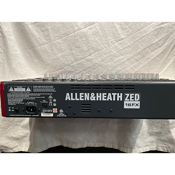 Used Allen & Heath ZED16FX Unpowered Mixer