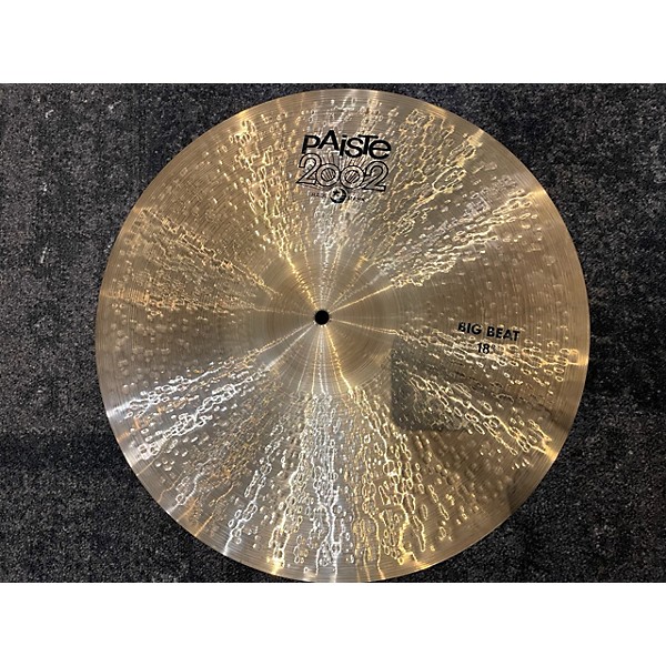 Used Paiste 18in 2002 BIG BEAT CRASH Cymbal