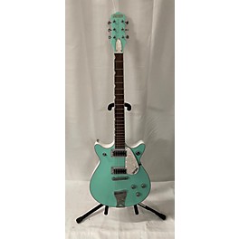 Used Gretsch Guitars Used Gretsch Guitars G5237 Electromatic Double Jet FT Surf Green Solid Body Electric Guitar