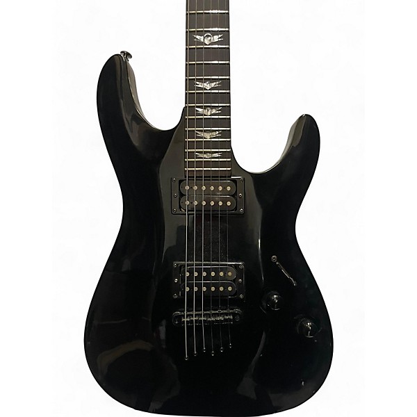 Used Schecter Guitar Research DIAMOND SERIES Black Solid