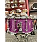 Used Used JJDrums 7X13 Maple Snare Drum Purple Sparkle