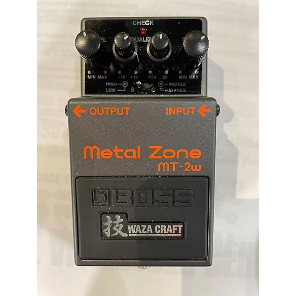 Used BOSS MT2W Metal Zone Waza Craft Effect Pedal