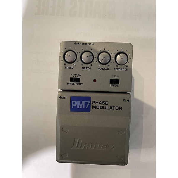 Used Ibanez PM7 Phase Modulator Effect Pedal