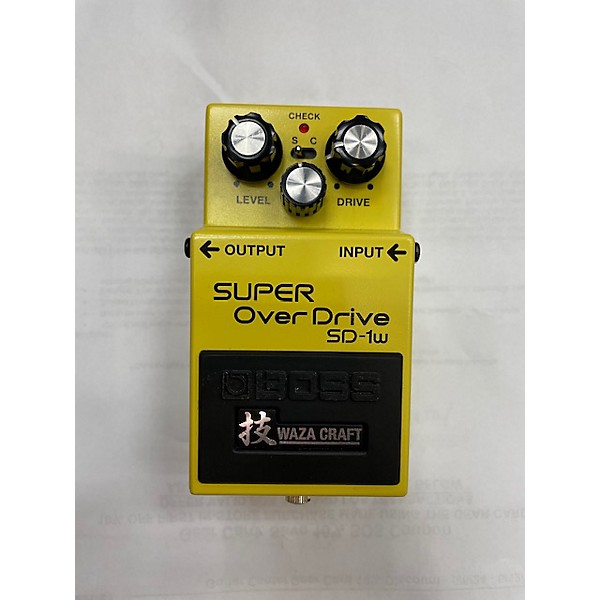 Used BOSS SD1W Super Overdrive Waza Craft Effect Pedal