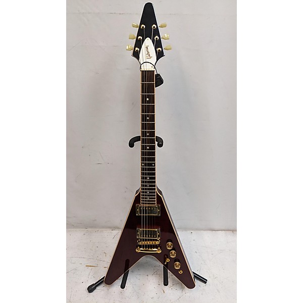 Used Gibson Flying V Traditional Pro Solid Body Electric Guitar Wine ...