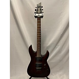 Used Schecter Guitar Research Used Schecter Guitar Research Omen 6 Brown Solid Body Electric Guitar