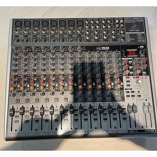 Used Behringer Xenyx X2222USB Unpowered Mixer