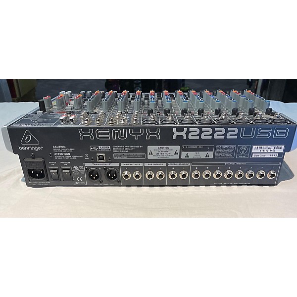 Used Behringer Xenyx X2222USB Unpowered Mixer