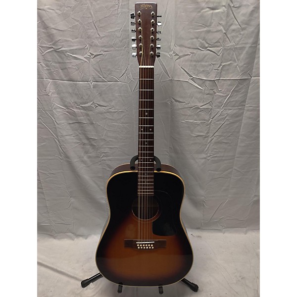 Used Washburn 1980s D28-12 12 String Acoustic Guitar