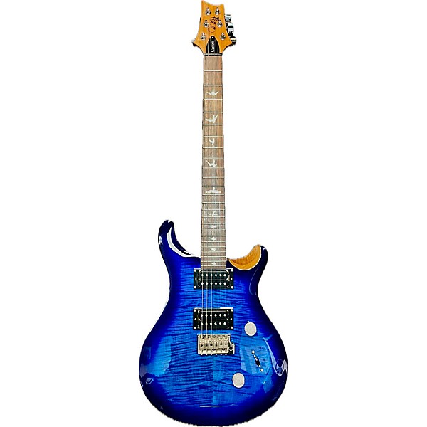 Used PRS Used PRS CM4 SE Custom 24 Blue Solid Body Electric Guitar