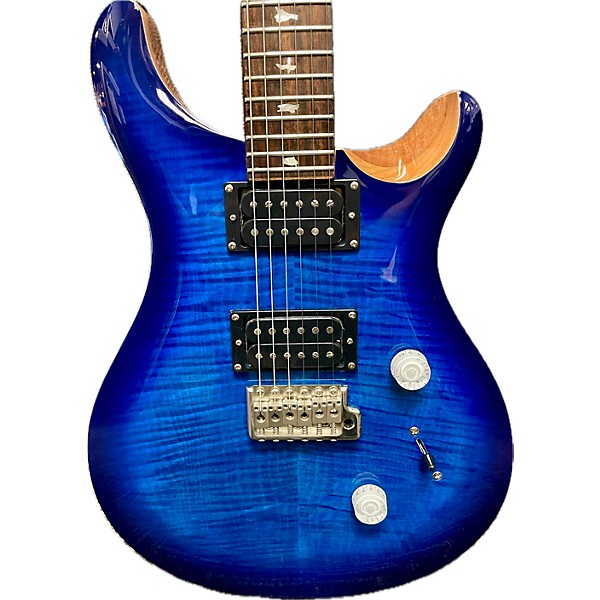 Used PRS Used PRS CM4 SE Custom 24 Blue Solid Body Electric Guitar