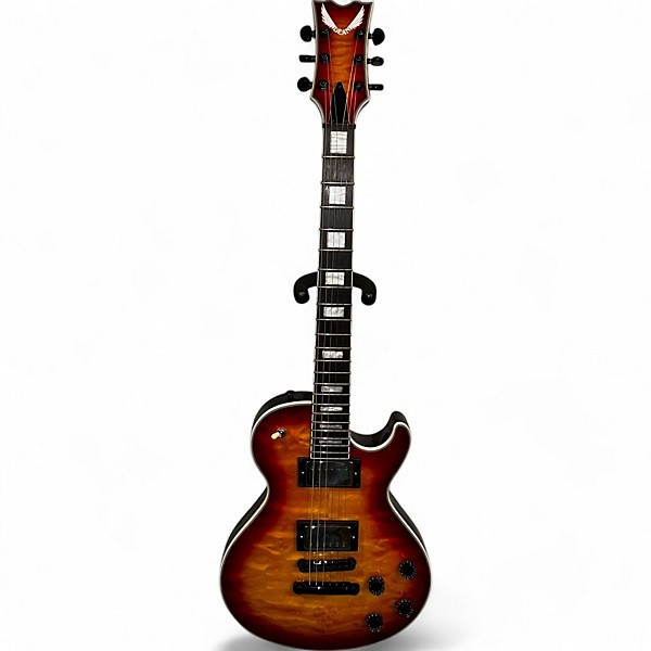 Used Dean Thoroughbred Select Quilt Top TRANSPARENT CHERRY BURST Solid Body Electric Guitar