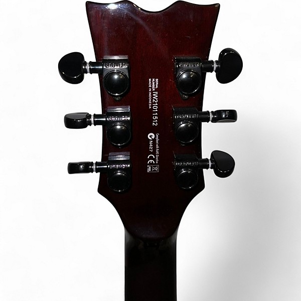 Used Dean Thoroughbred Select Quilt Top TRANSPARENT CHERRY BURST Solid Body Electric Guitar