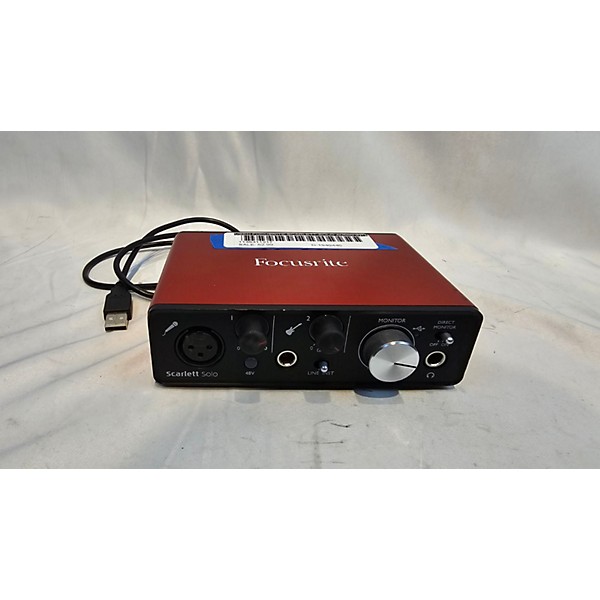 Used Focusrite Scarlett Solo Audio Interface