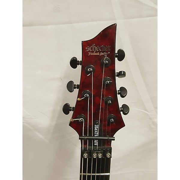 Used Schecter Guitar Research Apocalypse 7 String Solid Body Electric Guitar