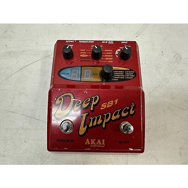 Used Akai Professional Sb-1 Deep Impact Bass Effect Pedal