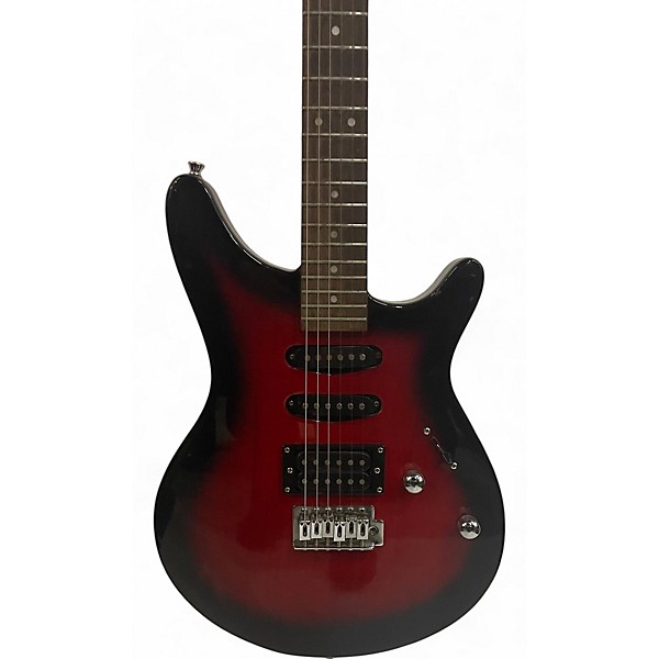 Used Rogue RR100PKRB Wine Red Solid Body Electric Guitar