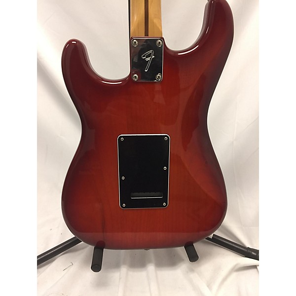 Used Fender Used 2019 Fender Player Plus Stratocaster Plus Top HSS Aged Cherry Burst Solid Body Electric Guitar