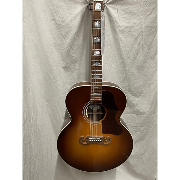 Used Gibson Used Gibson SJ200 Studio Super Jumbo 2 Color Sunburst Acoustic Electric Guitar