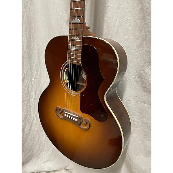 Used Gibson Used Gibson SJ200 Studio Super Jumbo 2 Color Sunburst Acoustic Electric Guitar