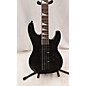 Used Jackson BLK FLAME Electric Bass Guitar