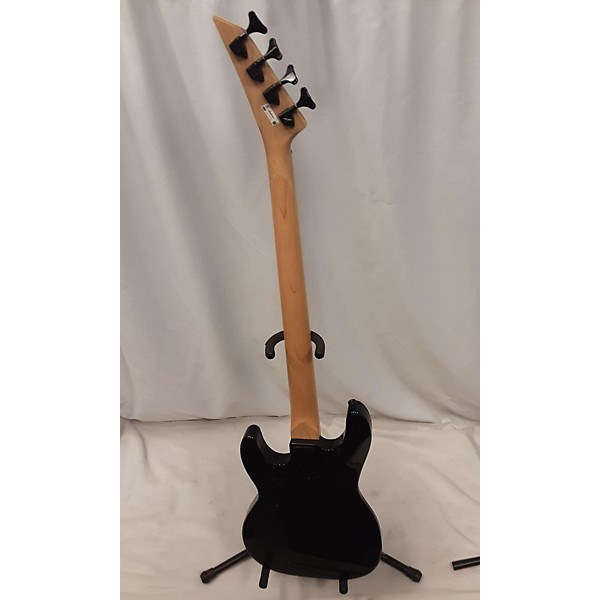 Used Jackson BLK FLAME Electric Bass Guitar