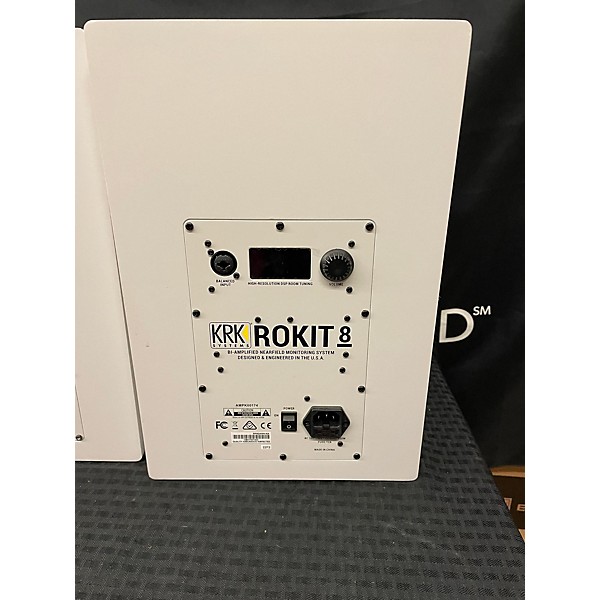 Used KRK 2020 RP8 ROKIT G4 Pair White Powered Monitor
