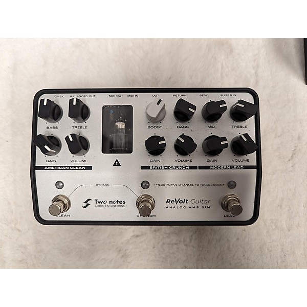 Used Two Notes AUDIO ENGINEERING REVOLT GUITAR ANALOG AMP SIM Pedal