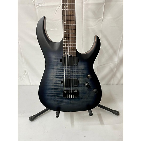 Used Used Harley Benton Amarok 6 BT BLKD FM Blue To Black Fade Baritone Guitars