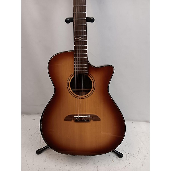 Used Alvarez MGA70WCEARSHB Acoustic Electric Guitar