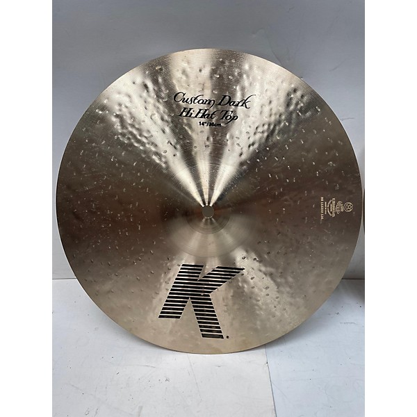 Used Zildjian 14in K Custom Dark Hi Hat Pair Cymbal