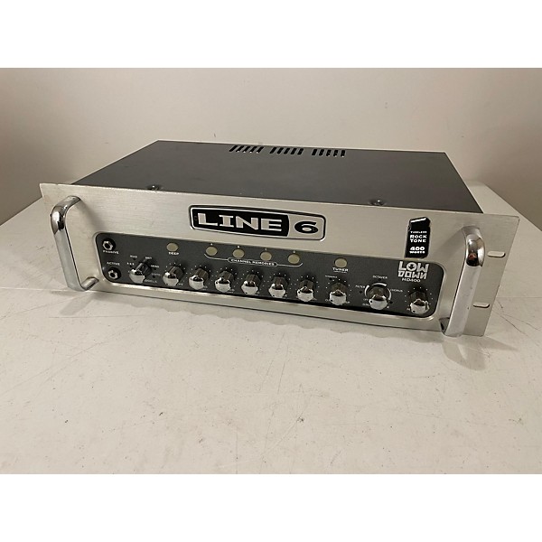 Used Line 6 HD400 Amp Modeler Solid State Guitar Amp Head