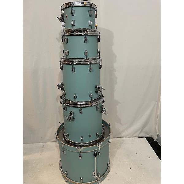 Used Ludwig Used Ludwig 5 piece Neusonic Teal Drum Kit