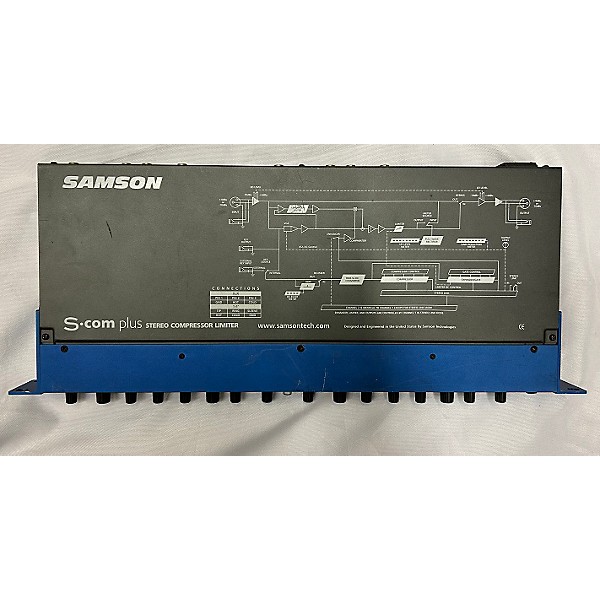Used Samson S.COM PLUS STEREO COMP LIMITER RACK Compressor