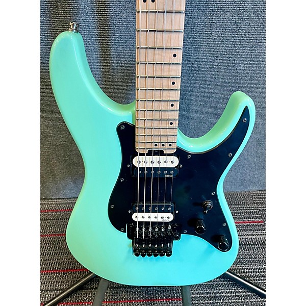 Used Schecter Guitar Research Used Schecter Guitar Research Sun Valley Super Shredder FR SFG Seafoam Green Solid Body Elec...