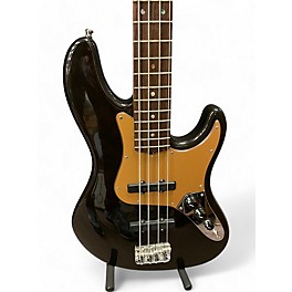 Used Fender Used Fender American Deluxe Jazz Bass Black Electric Bass Guitar